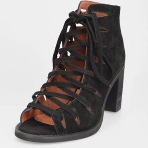 Jeffrey Campbell Black Ankle Booties